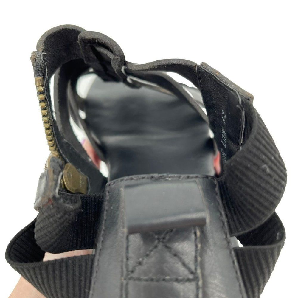 Acne Studios Tour Low Black Leather Greek Cushioned Sandals Men EU 42 US 9‎ - Picture 9 of 12